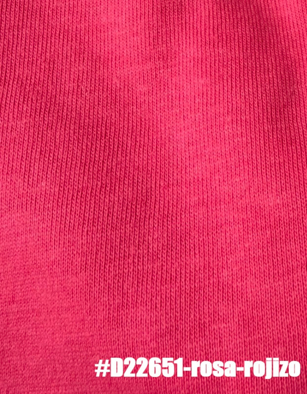 Camiseta muestra rosa rojizo