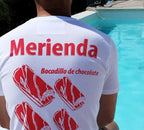 Parte trasera de la camiseta orgánica Bocadillo de chocolate