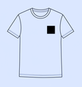 Parte trasera de camiseta hazlo tuyo pecho orgánica