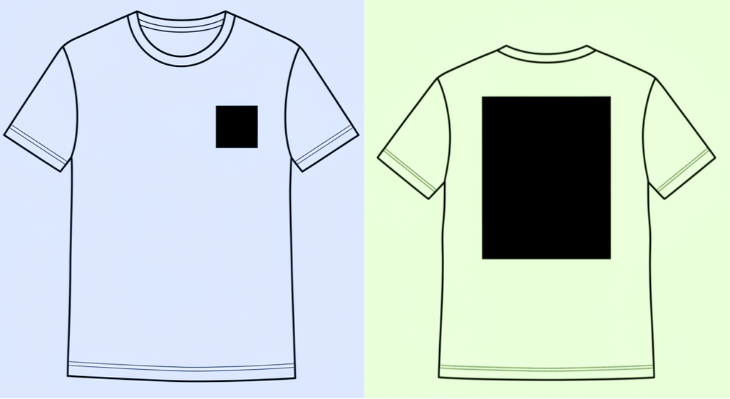 Pecho y Espalda de camiseta hazlo tuyo orgánica