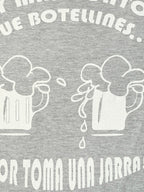 Camiseta orgánica los listos lo saben pero sin gluten diseño de edición limitada de gota goteo espalda detalle sin gluten