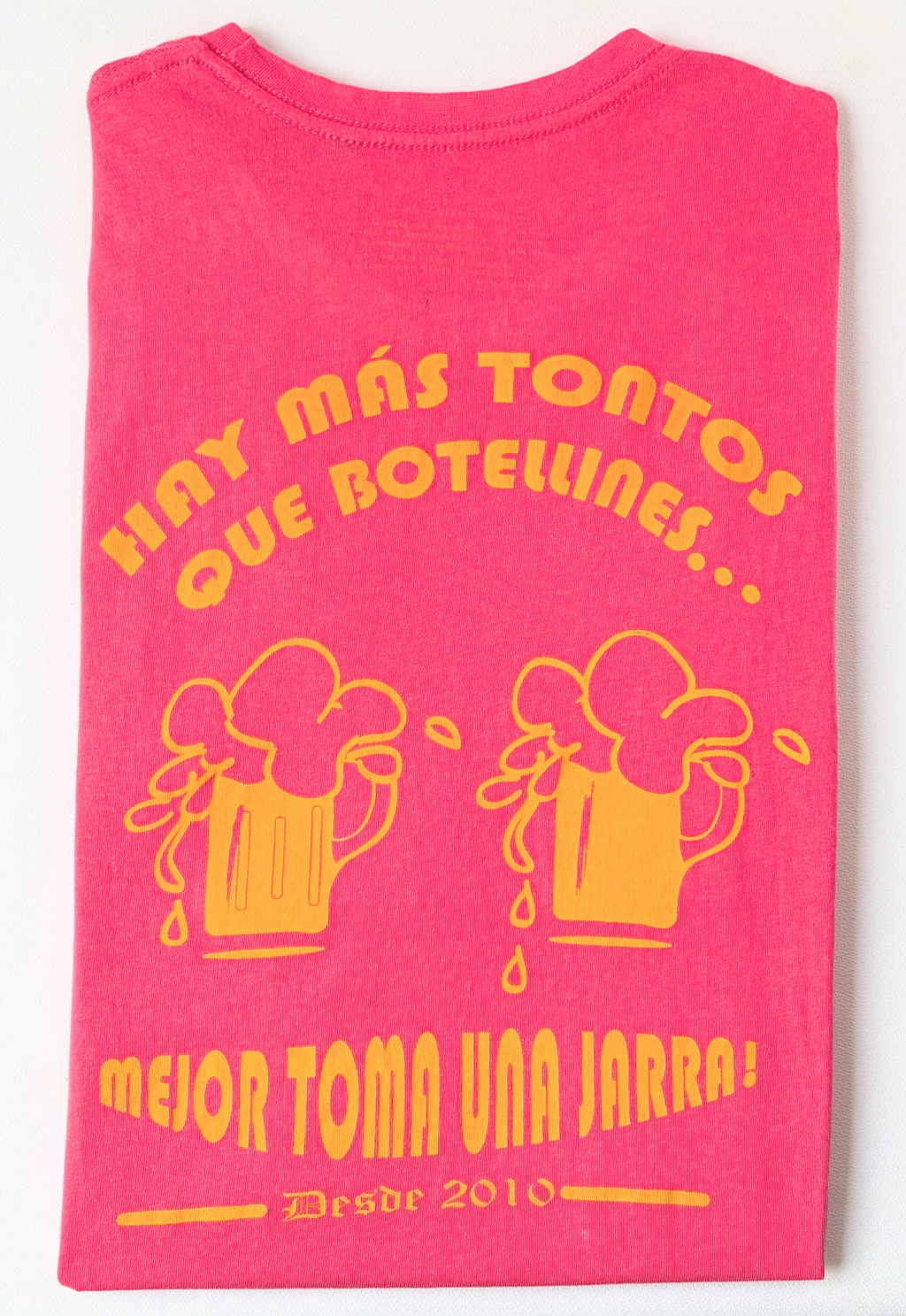Camiseta Los listos lo saben de gota goteo back  rosa edicion-01