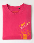 Camiseta los listos lo saben de gota goteo frontal pecho rosa edicion-01
