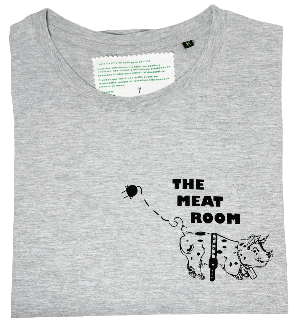 Camiseta orgánica the meat room de edición limitada de gota goteo pecho