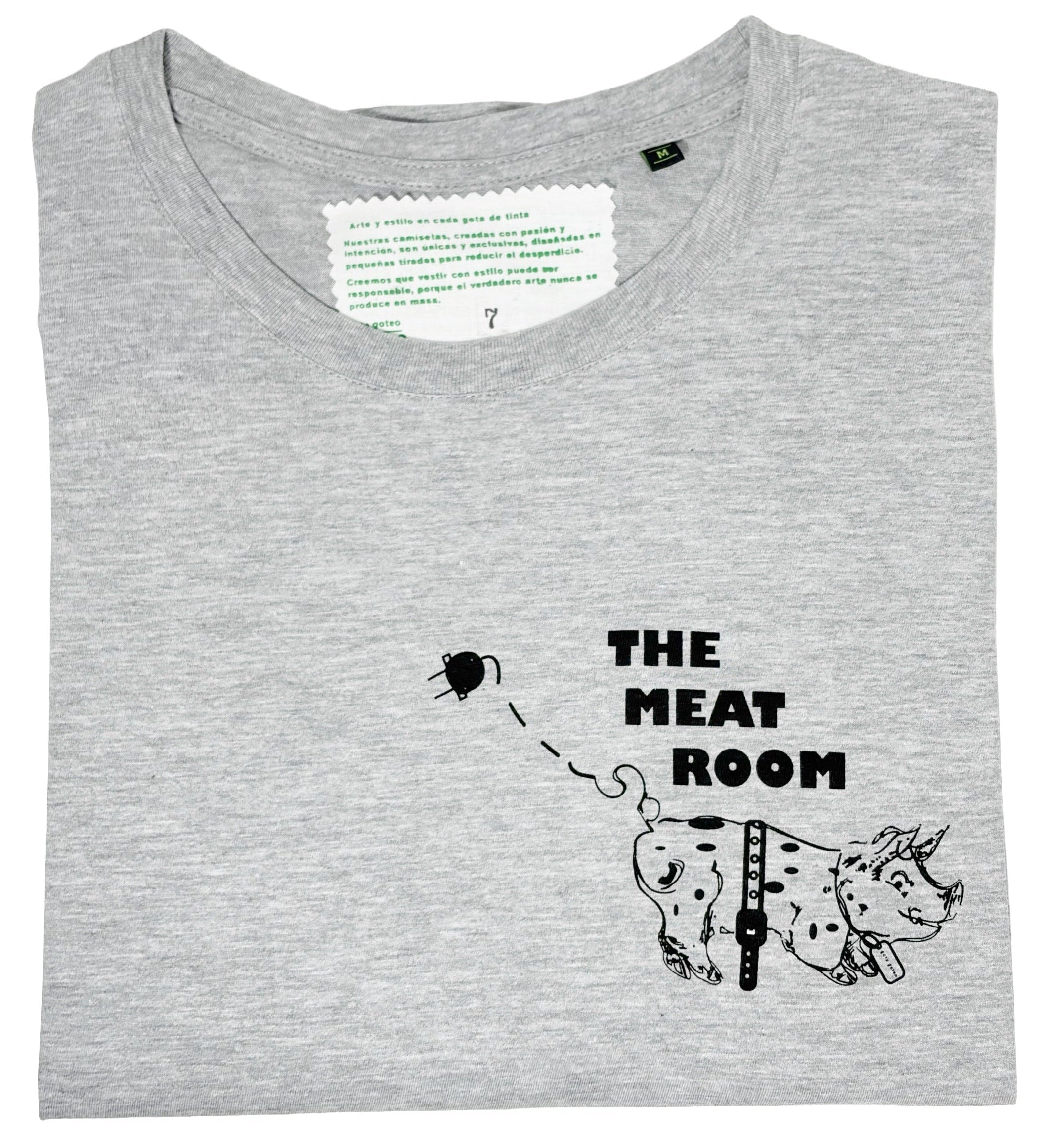 Camiseta orgánica the meat room de edición limitada de gota goteo pecho