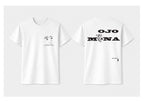 Camiseta orgánica ojo mona de edición limitada de gota goteo blanco