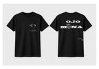 Camiseta orgánica ojo mona de edición limitada de gota goteo negro