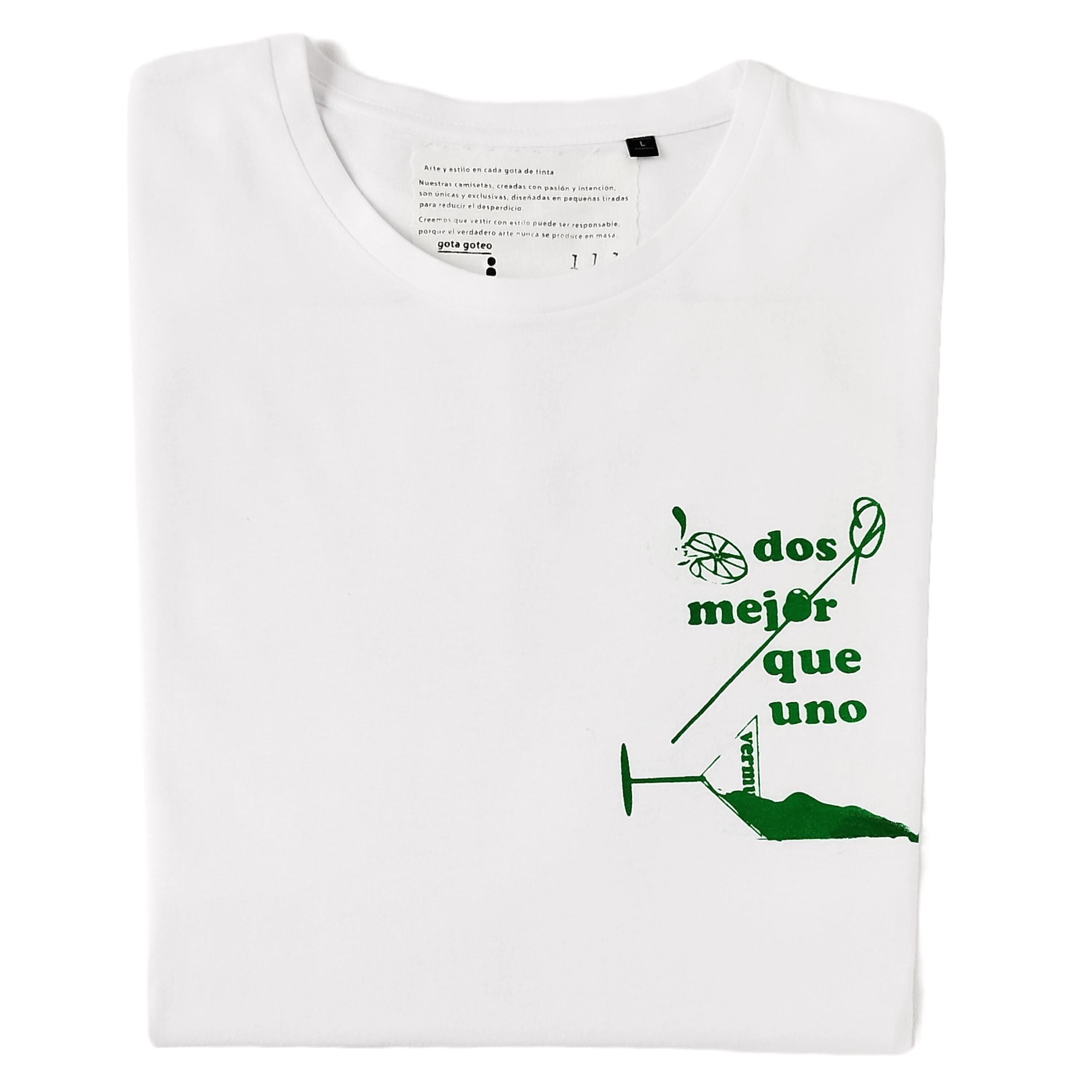 Camiseta orgánica Vermú Vermut de edición limitada de Gota Goteo