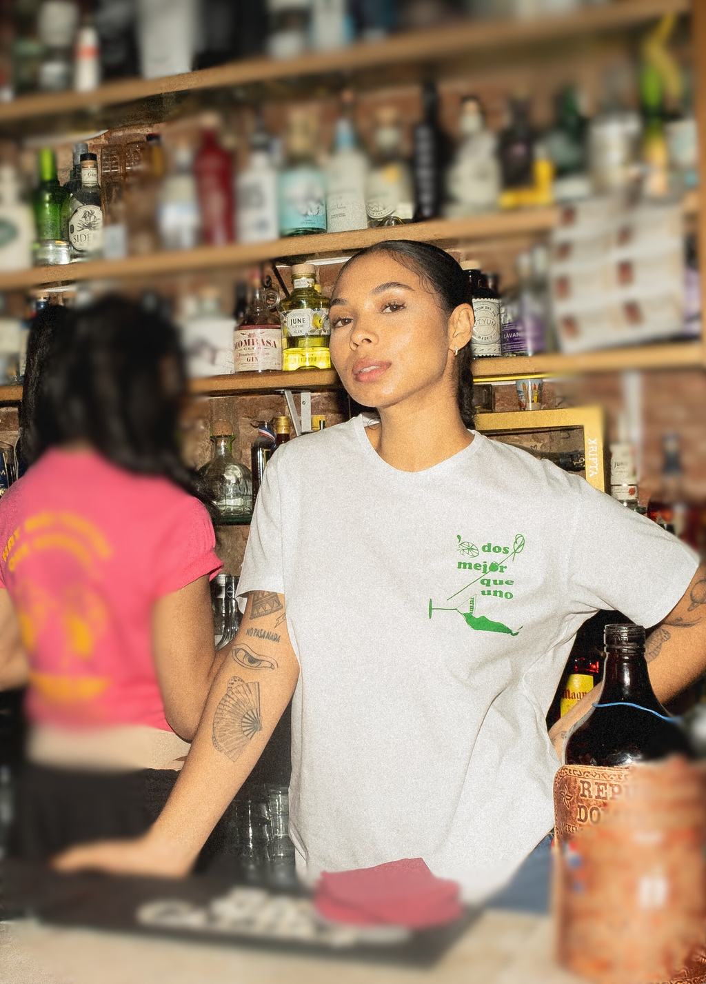 Camiseta serigrafia del diseño Vermú Vermut pecho